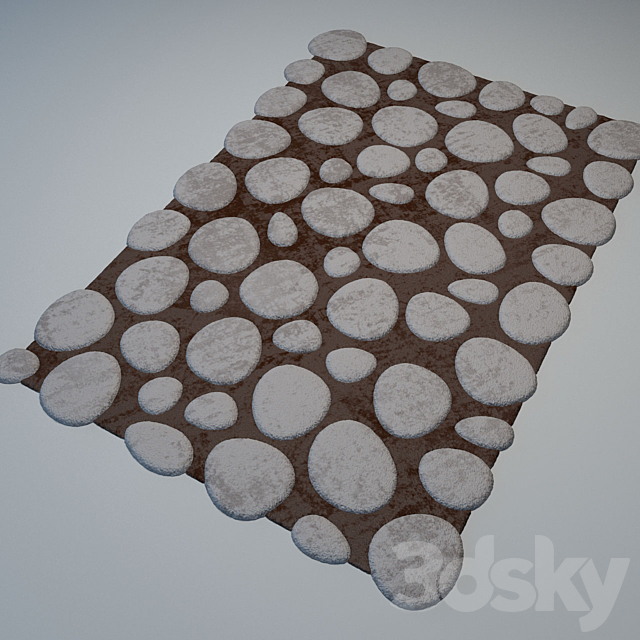 Modern carpet №9 3ds Max - thumbnail 1