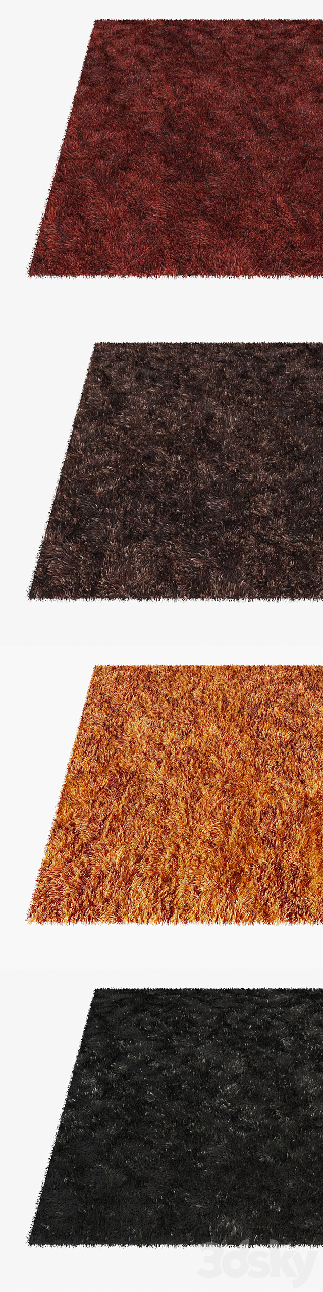 Momeni rug | Area rugs | Shags | Luster Shag – 3 3ds Max - thumbnail 2