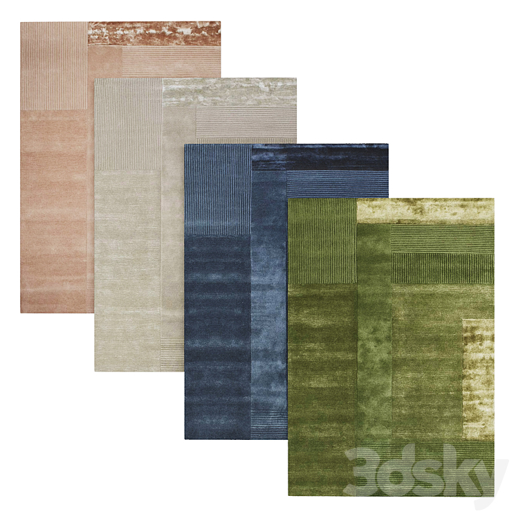 New rugs Collection 03 3DS Max Model - thumbnail 1