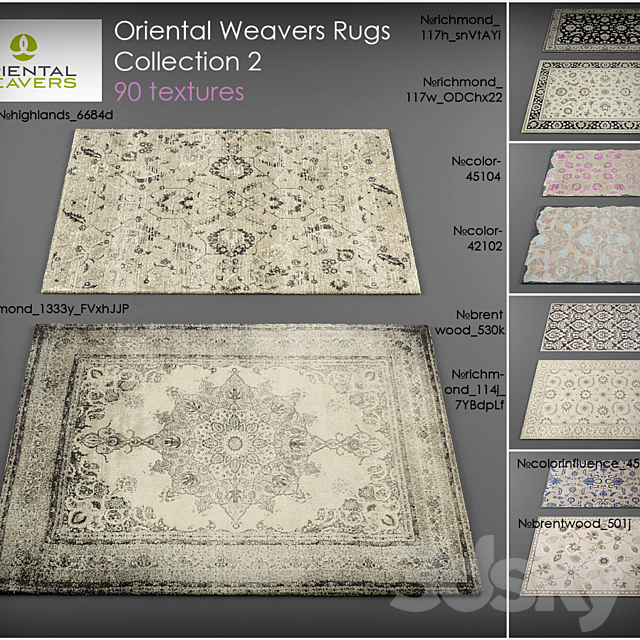 Oriental Weavers rugs2 3ds Max - thumbnail 1