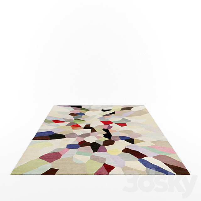 Pallette rug by Fiona Curran 3DSMax File - thumbnail 1
