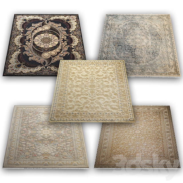 Persian Carpet Collection-vol1-4k texture 3ds Max - thumbnail 2