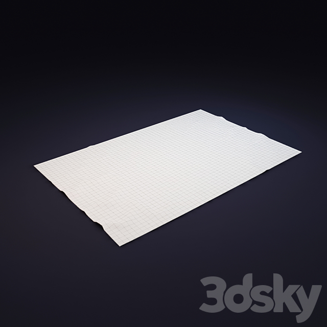 Prayer pad 3DS Max Model - thumbnail 3