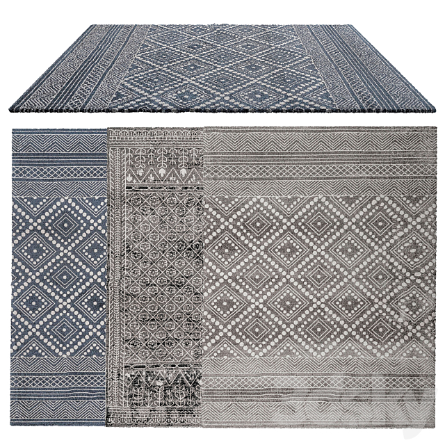 Premium Rug #142 3dsMax Model - thumbnail 1