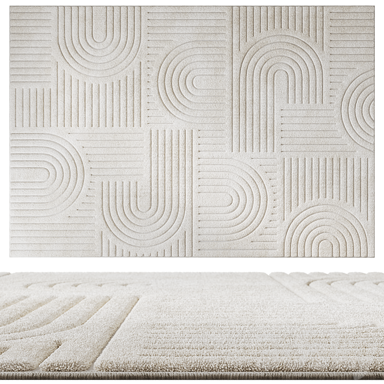 Quincey rug by Eco Kilim 3DS Max Model - thumbnail 1