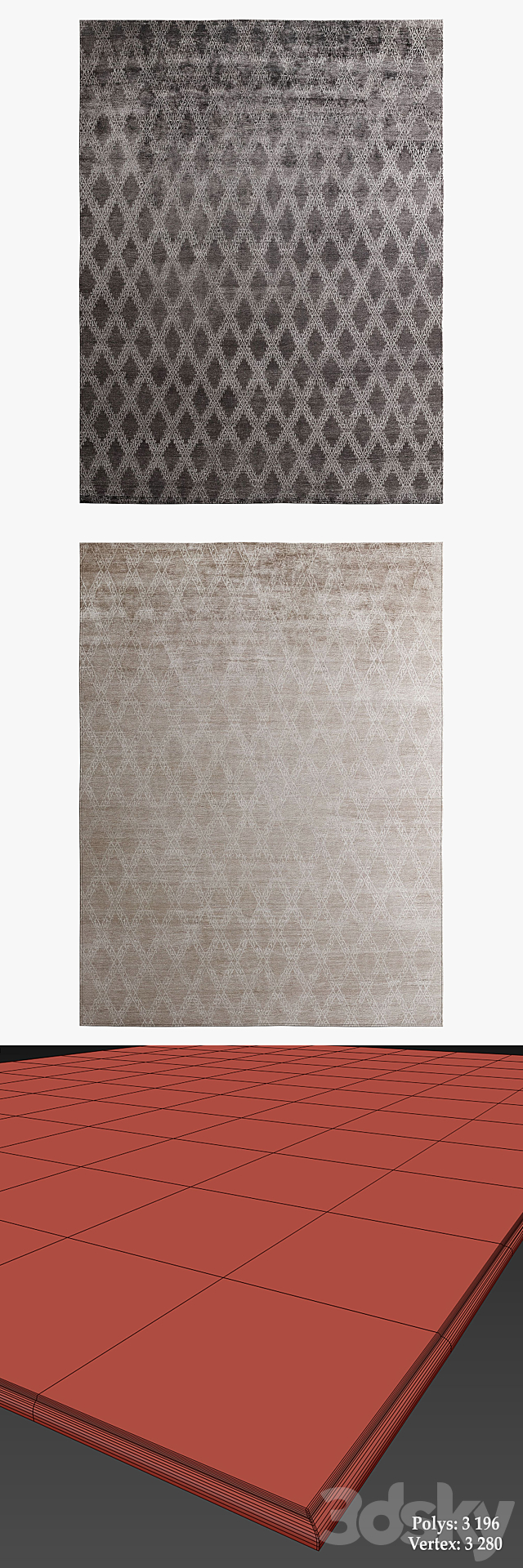 Restoration Hardware Rugs_104 3DS Max Model - thumbnail 3