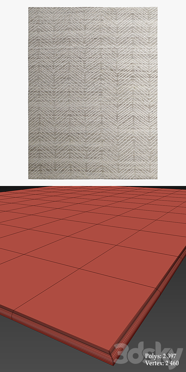 Restoration Hardware Rugs_86 3ds Max - thumbnail 3