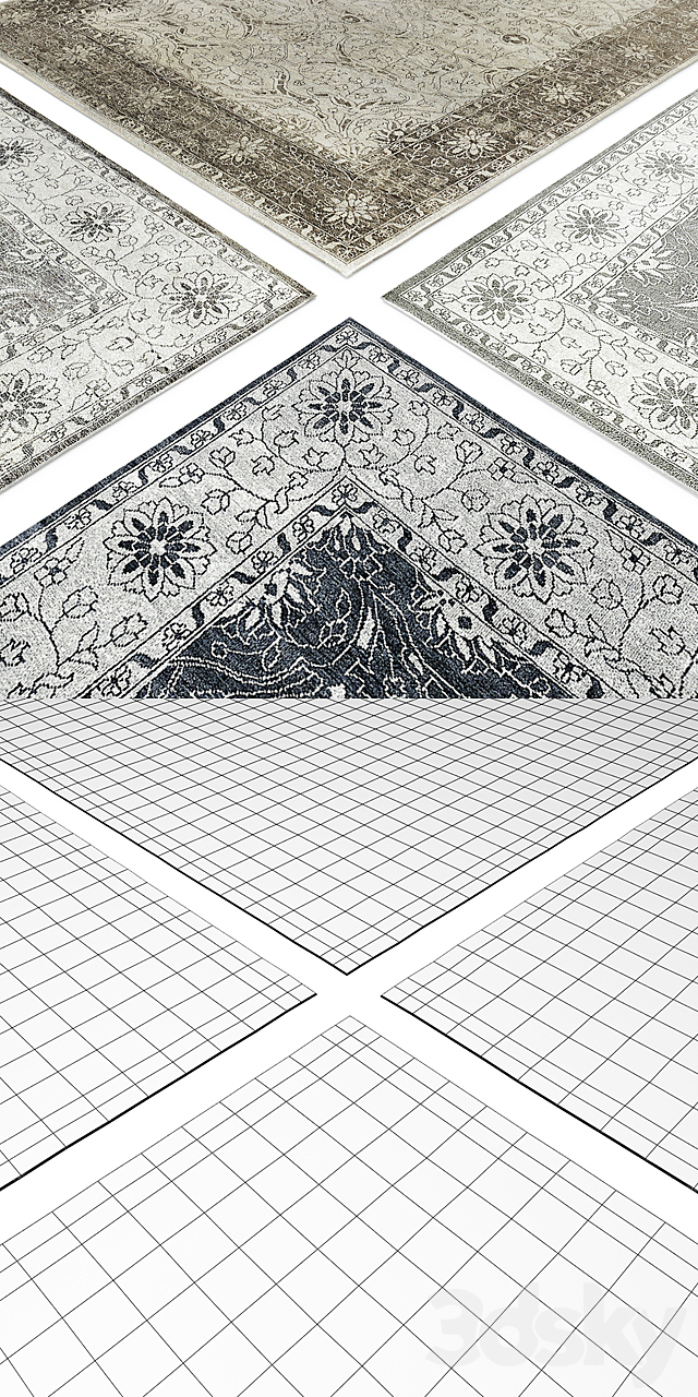 RH Ventana Rug 3DS Max Model - thumbnail 3