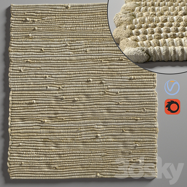 Rope carpet 3ds Max - thumbnail 1