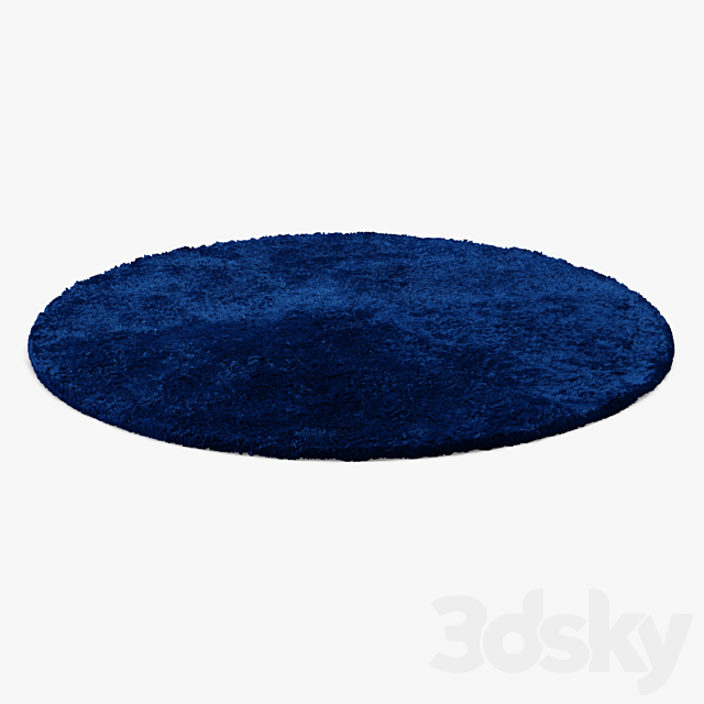 Round Carpet Morel 3DS Max Model - thumbnail 3