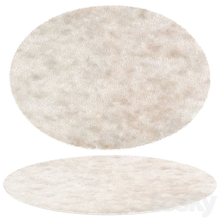 Round rug 08 3DS Max Model - thumbnail 1