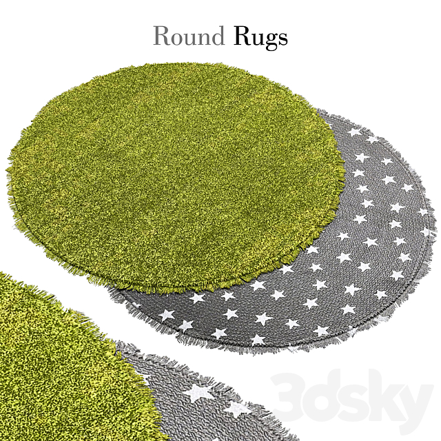 round rug 18 3ds Max - thumbnail 1