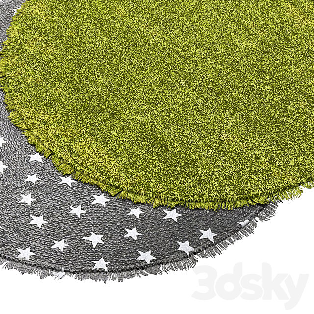 round rug 18 3ds Max - thumbnail 2