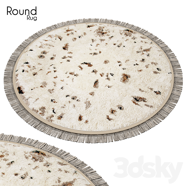 Round rug 58 3ds Max - thumbnail 1