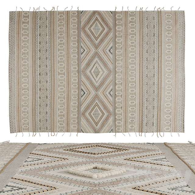 Rug Lata Ethnic 160×230 divan.ru 3ds Max - thumbnail 1