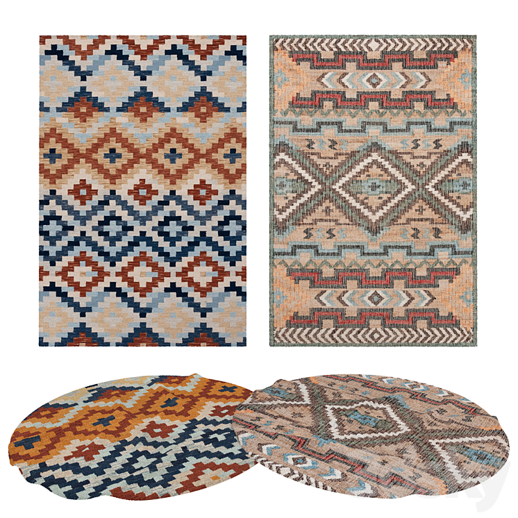 Rugs 3DS Max Model - thumbnail 1