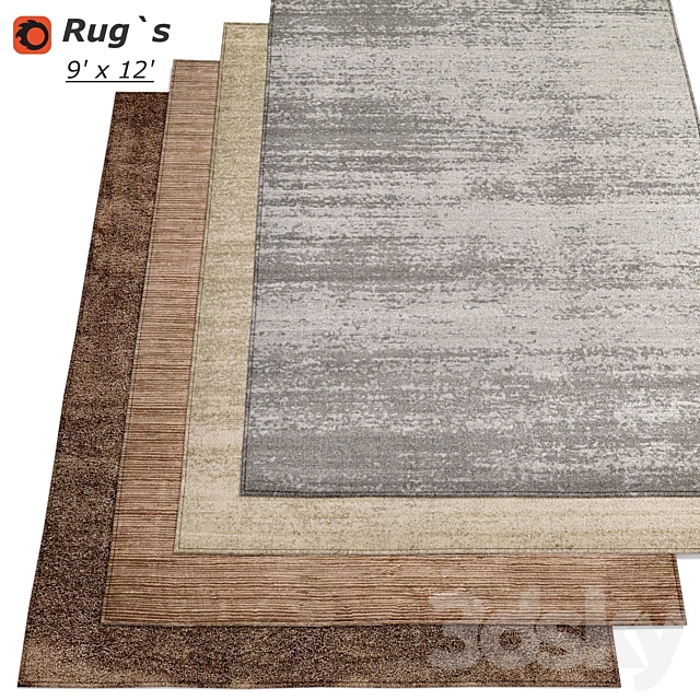 Rug`s set 002 3ds Max - thumbnail 1