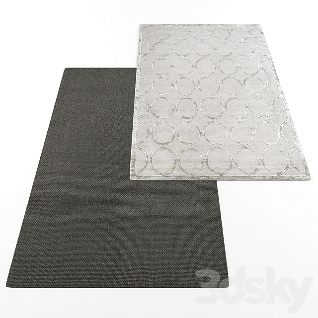 Rugs set233 3ds Max - thumbnail 3