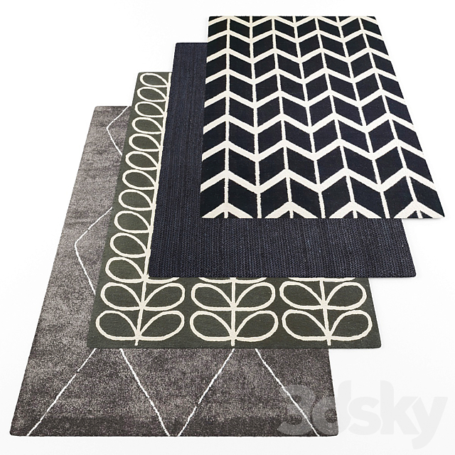 Rugs set243 3ds Max - thumbnail 1