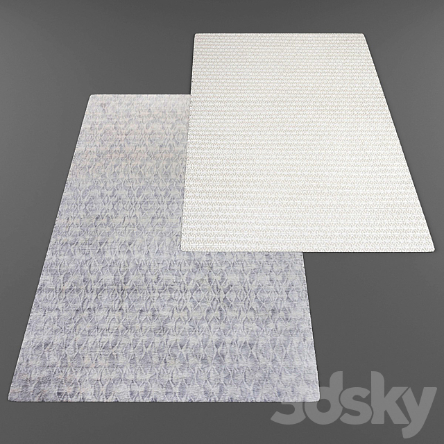 Rugs set296 3ds Max - thumbnail 2