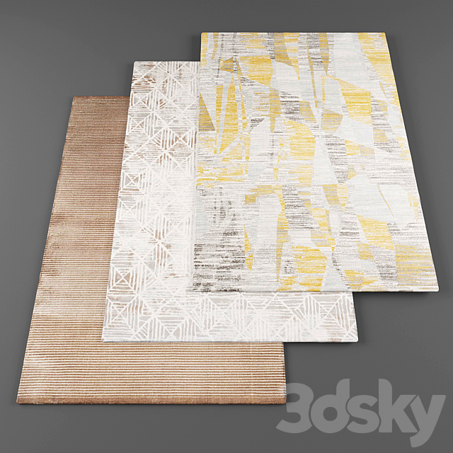 rugs_modern 3ds Max - thumbnail 1