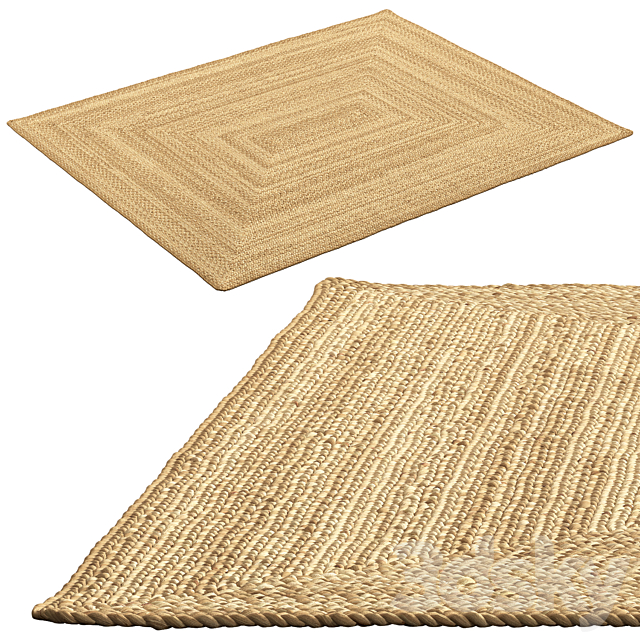 SAFAVIEH Dina Coastal Jute Rectangular 3ds Max - thumbnail 3