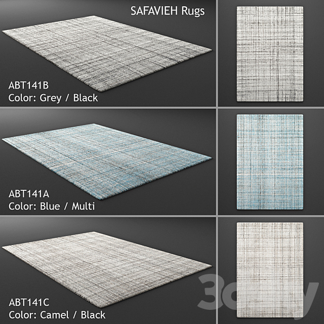 SAFAVIEH Rugs Abstract Collection 3ds Max - thumbnail 1