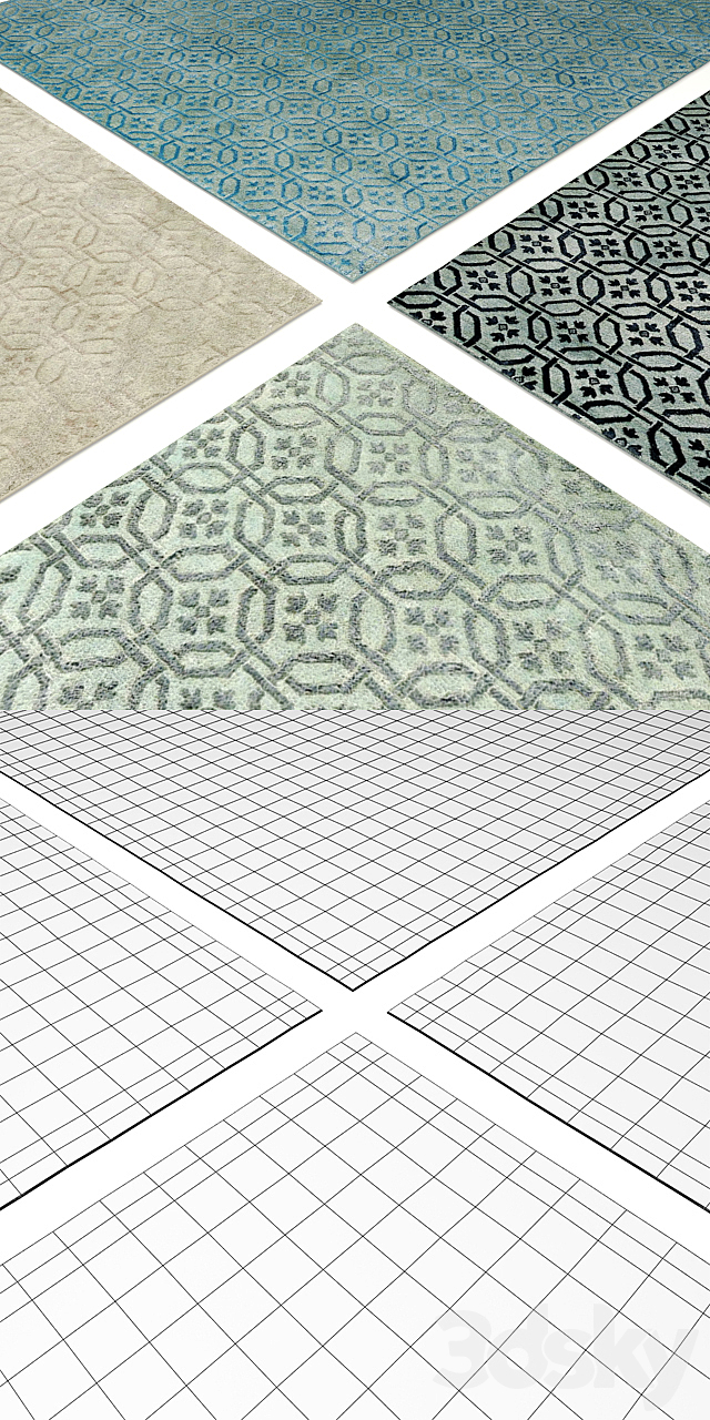 Sera Rug RH 3ds Max - thumbnail 3