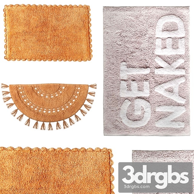 Set of Bath Mats From Urban Outfitters 3dsmax Download - thumbnail 1