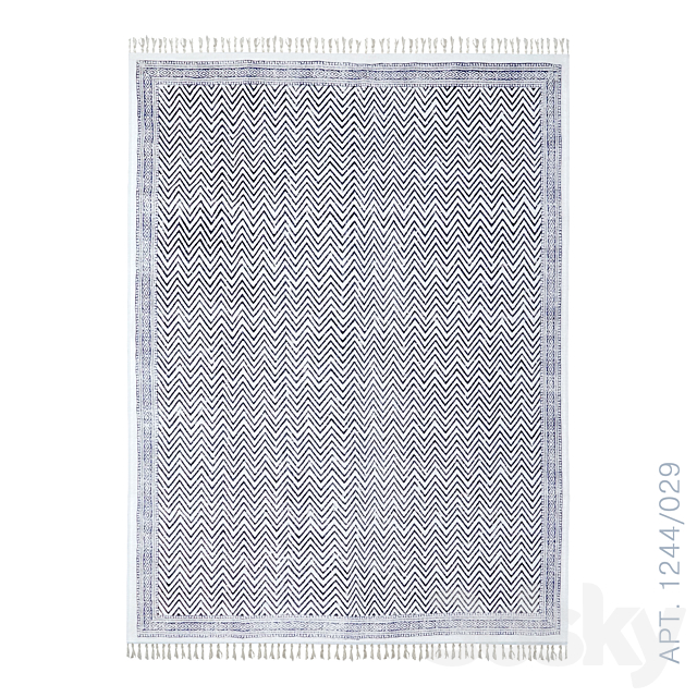 Set of carpets ZARA HOME part 5 3ds Max - thumbnail 2