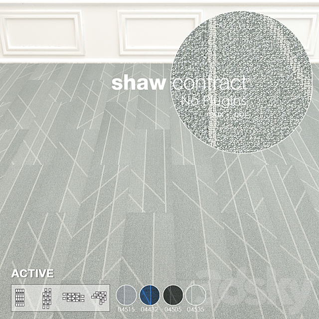 Shaw Carpet Active Wall to Wall Floor No 5 3ds Max - thumbnail 2