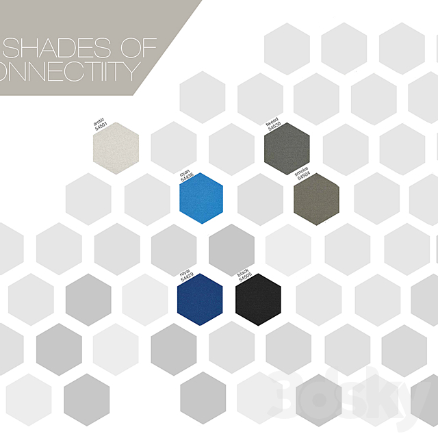 Shaw Carpet Hexagon Plane No: 2 3DS Max Model - thumbnail 3