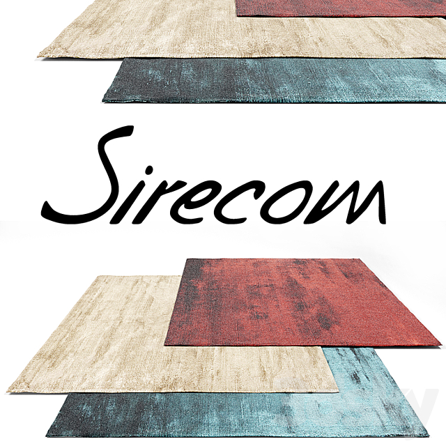 Sirecom Aura Rug Set 2 3ds Max - thumbnail 1