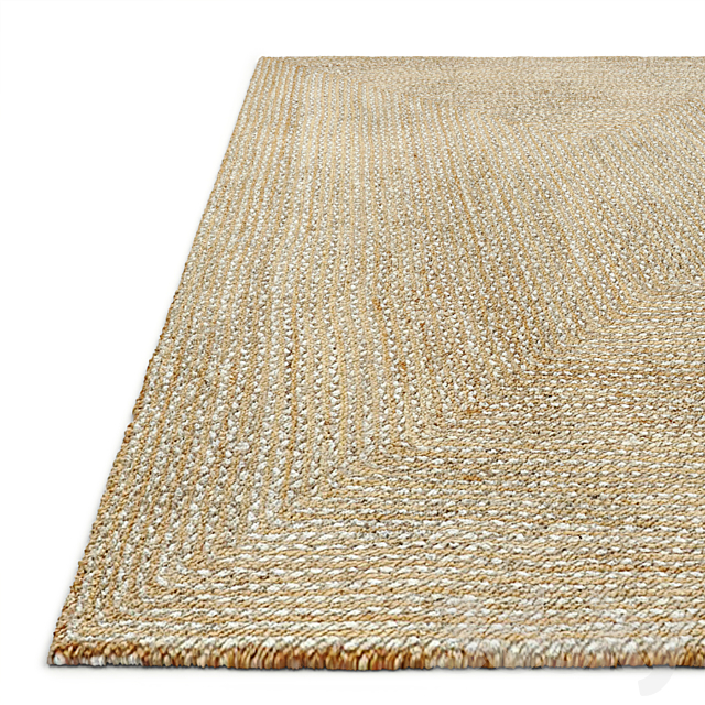 Skye Jute Rug by John Lewis & Partners 3ds Max - thumbnail 2