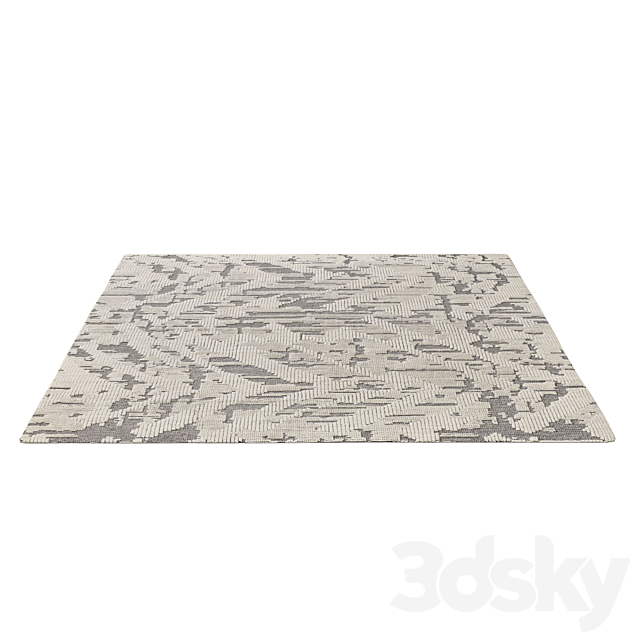 TARIK HAND-KNOTTED WOOL RUG 3DS Max Model - thumbnail 4