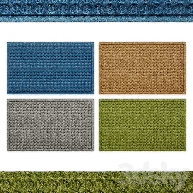 Thirsty dots doormat collection 3ds Max - thumbnail 1