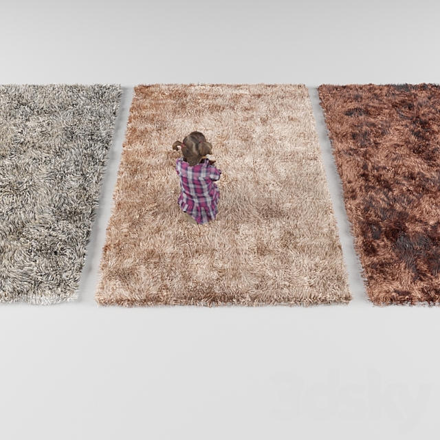 Three carpet 7 3DS Max Model - thumbnail 2