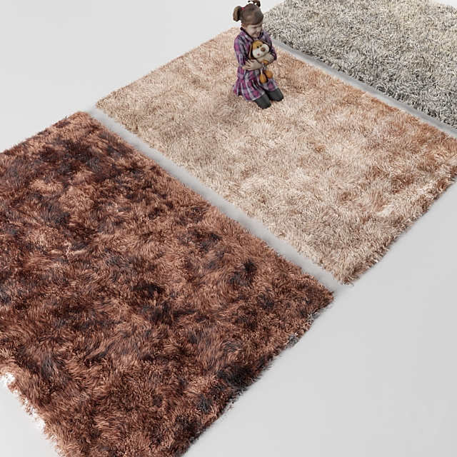 Three carpet 7 3DS Max Model - thumbnail 3