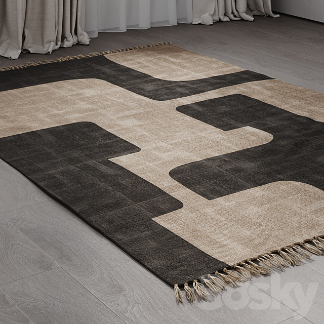 Triba carpet by La Redoute 3DS Max Model - thumbnail 4