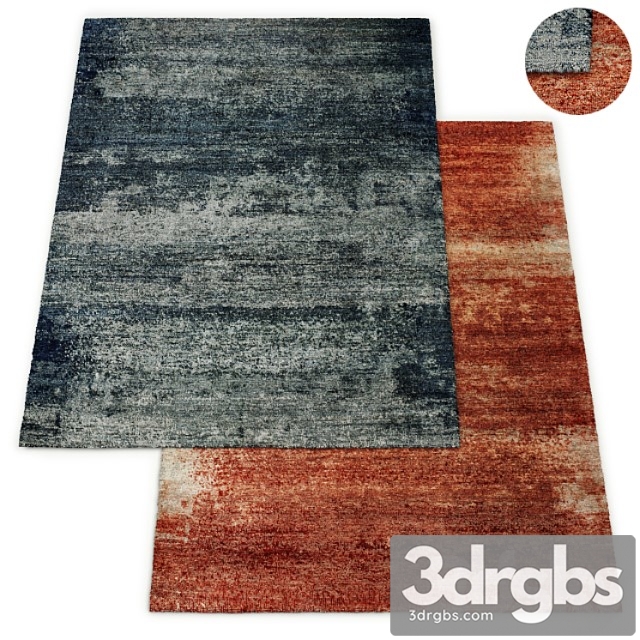 Trouve hand-knotted silk wool rug rh 3dsmax Download - thumbnail 1