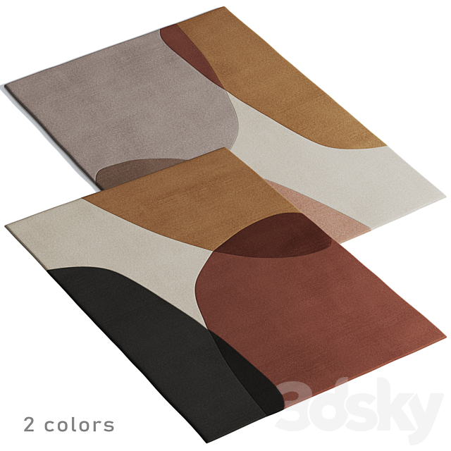 Urbana rug by La Redoute 3ds Max - thumbnail 3