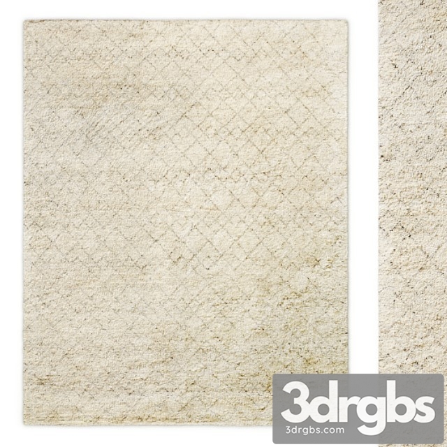 Verso Moroccan Hand Knotted Wool Rug Rh 3dsmax Download - thumbnail 1