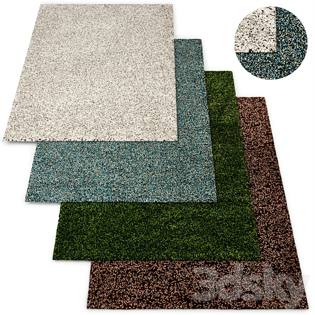 Vindum carpets from IKEA 3ds Max - thumbnail 1