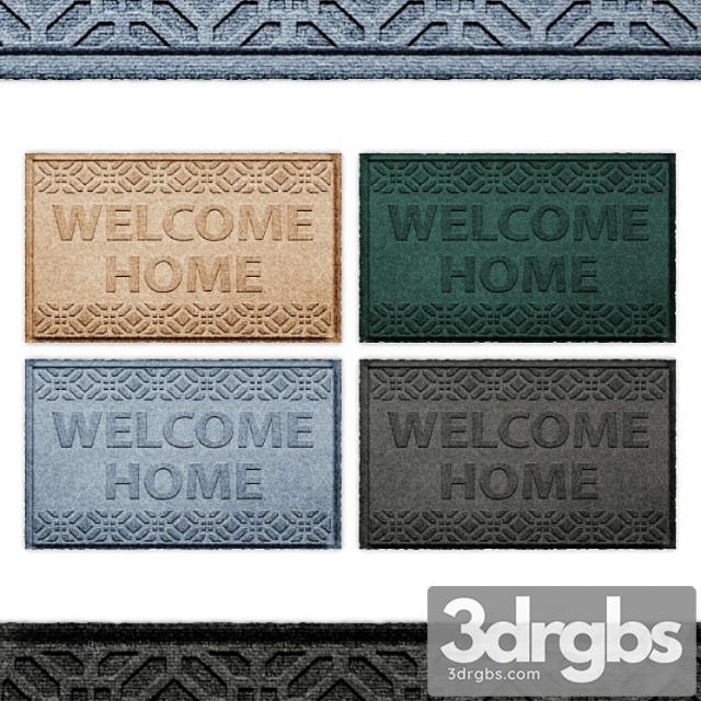 Welcome Home Rug Collection 3dsmax Download - thumbnail 1