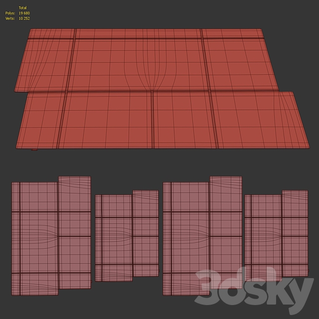 Wool Rug Issey 3DS Max Model - thumbnail 6