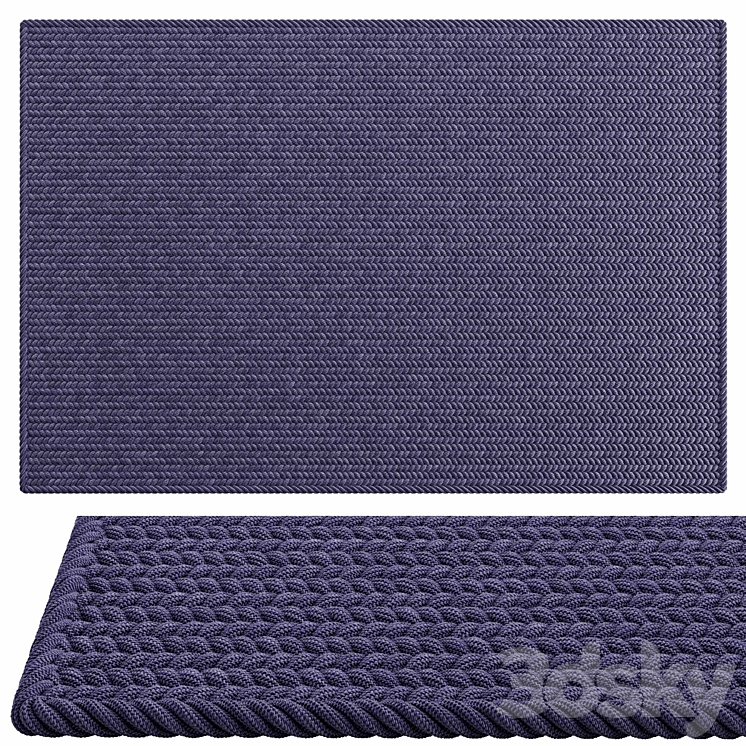 Woven carpet 3DS Max Model - thumbnail 3