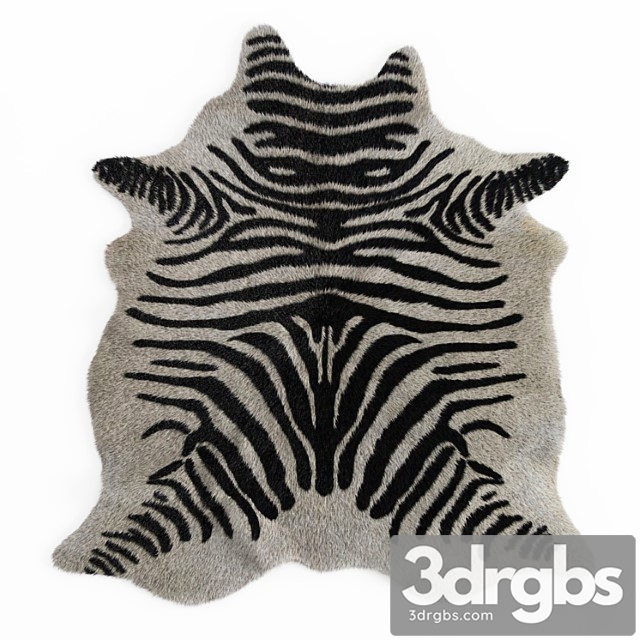 Zebra Rug 02 3dsmax Download - thumbnail 1