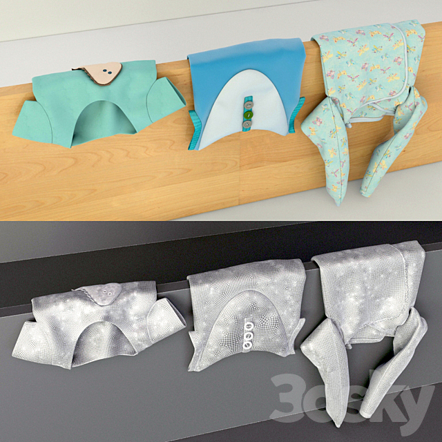 Baby clothes 3DSMax File - thumbnail 2