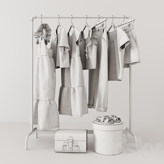 Baby Clothes Set 06 3DSMax File - thumbnail 7