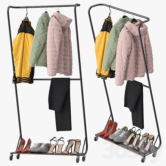 Billie Clothing Rack 3DSMax File - thumbnail 1